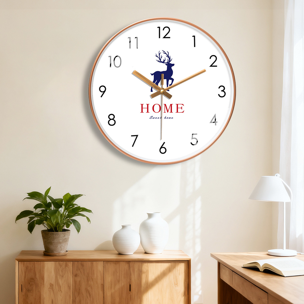 Home Bathroom Design Simple - Nuovo elegante orologio da parete stampa