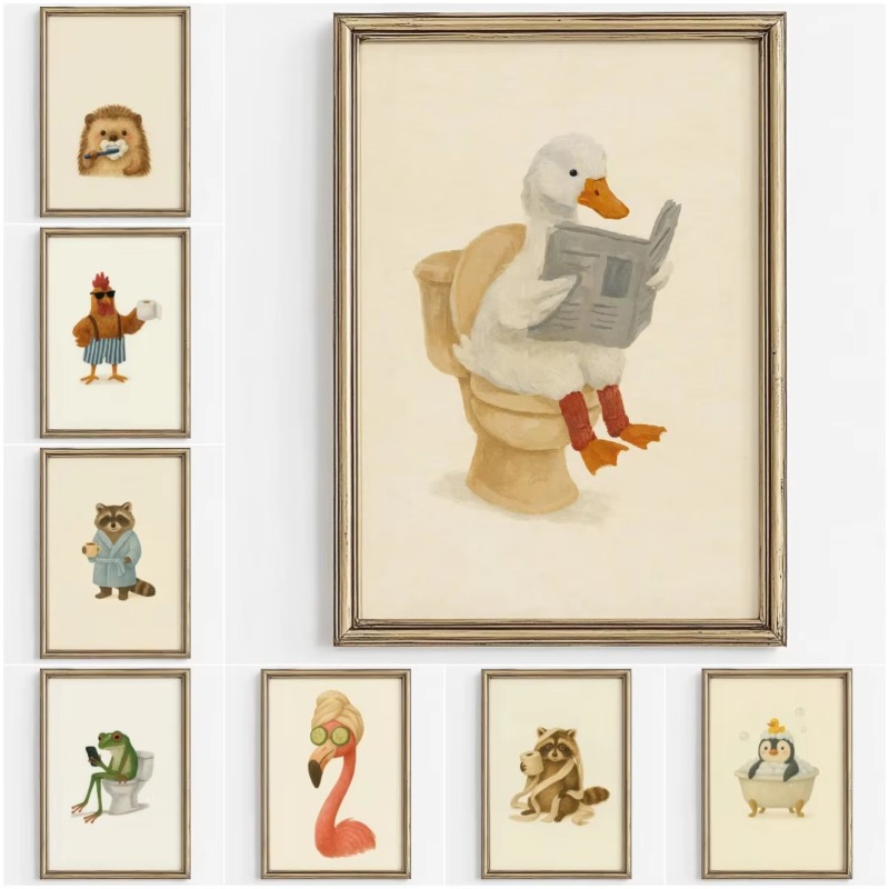 Home Bathroom Wallpaper - 1 Pezzo Poster da Parete Senza