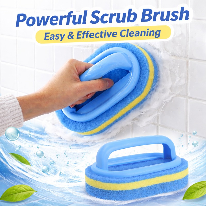 Home Bathroom Accessories - Spazzola per Pulizie Domestiche con Manico,