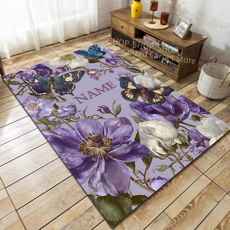 Home Bathroom Name - Tappeto Personalizzato con Nome e Stampa