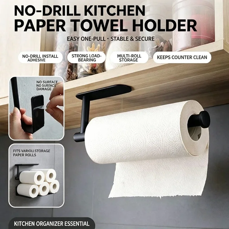 Home Bathroom Wallpaper - Portarotolo di carta, porta asciugamani, mensola