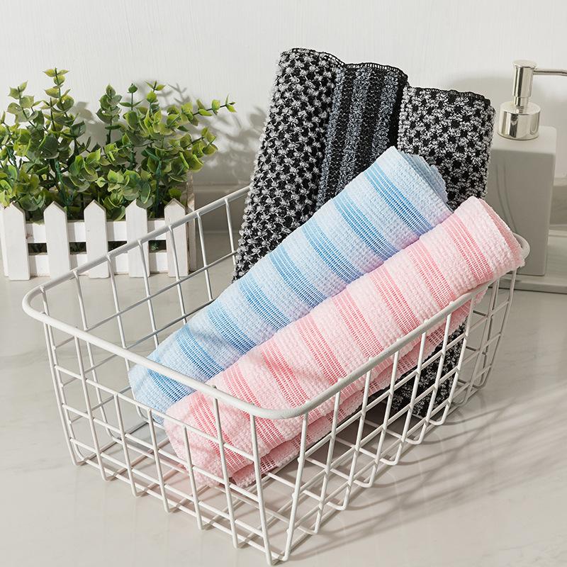 Home Bathroom Accessories - Nuovo asciugamano esfoliante in stile giapponese,