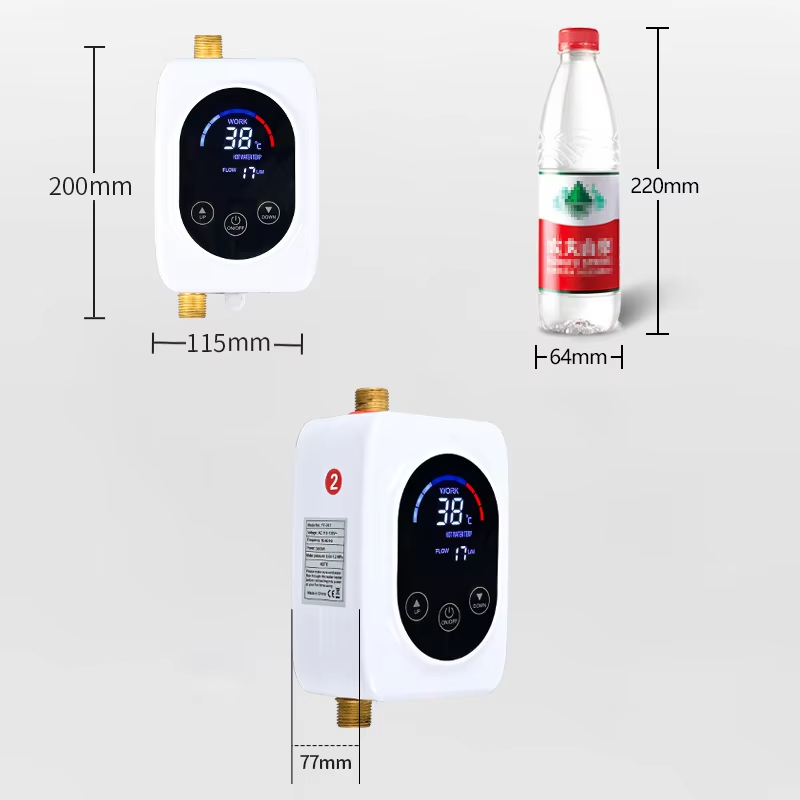 Home Bathroom Water Heater - Scaldabagno Elettrico a Parete Istantaneo per