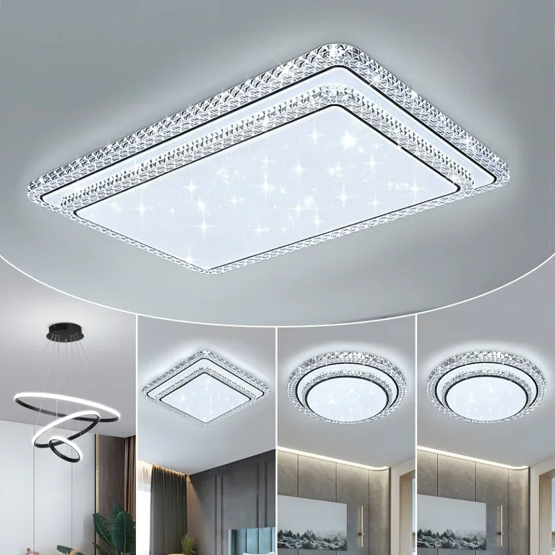 Home Bathroom Design Simple - Lampada da Soffitto LED Moderna con
