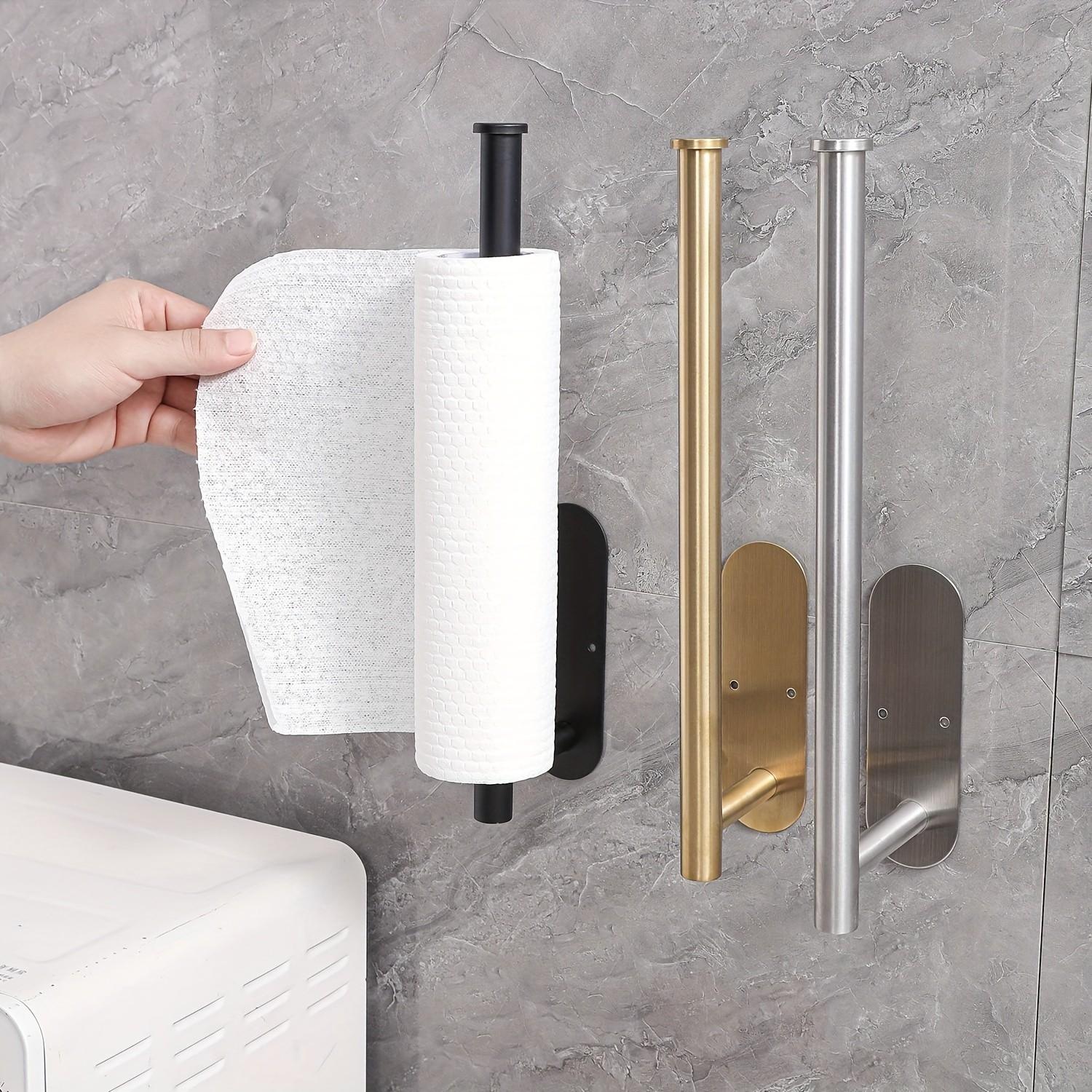 Home Bathroom Wallpaper - Portasciugamani Minimalista in Acciaio Inox da