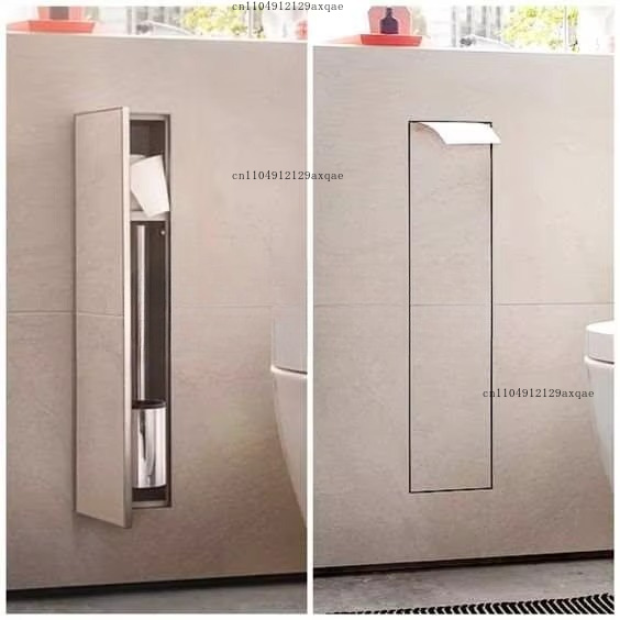 Toilet Brush Holder - Porta Carta Igienica e Porta Spazzolino