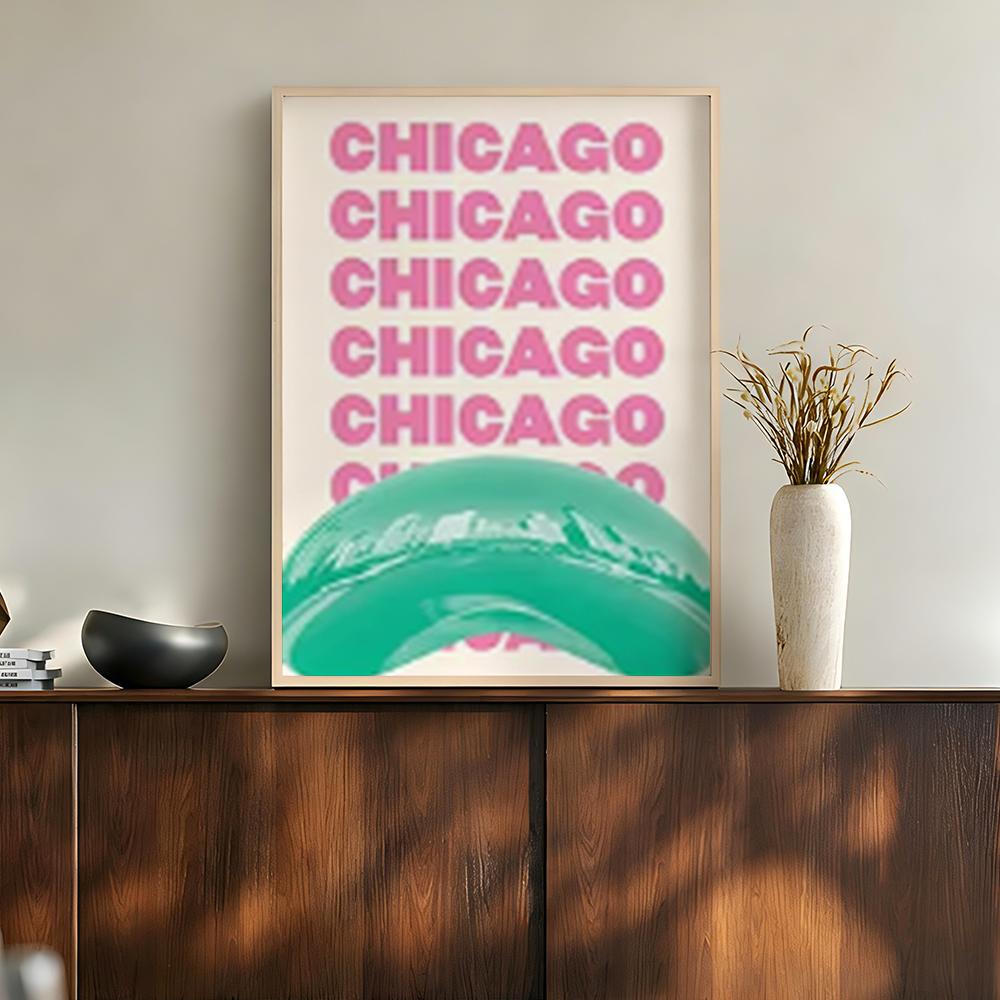 Home Bathroom Name - Poster di Tipografia Pop con Nomi
