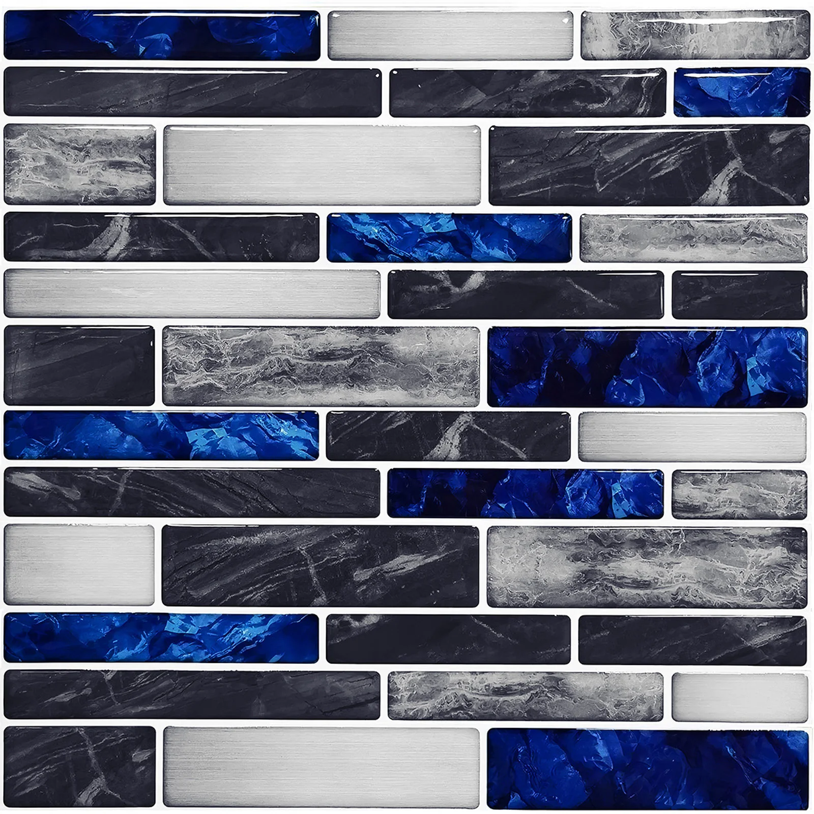 Home Bathroom Tiles - 10x autoadesivo 3d-mosaico adesivo per piastrelle