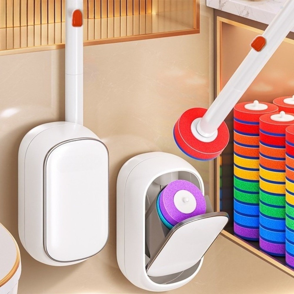 Toilet Brush Holder - Set di Spazzole per la Pulizia