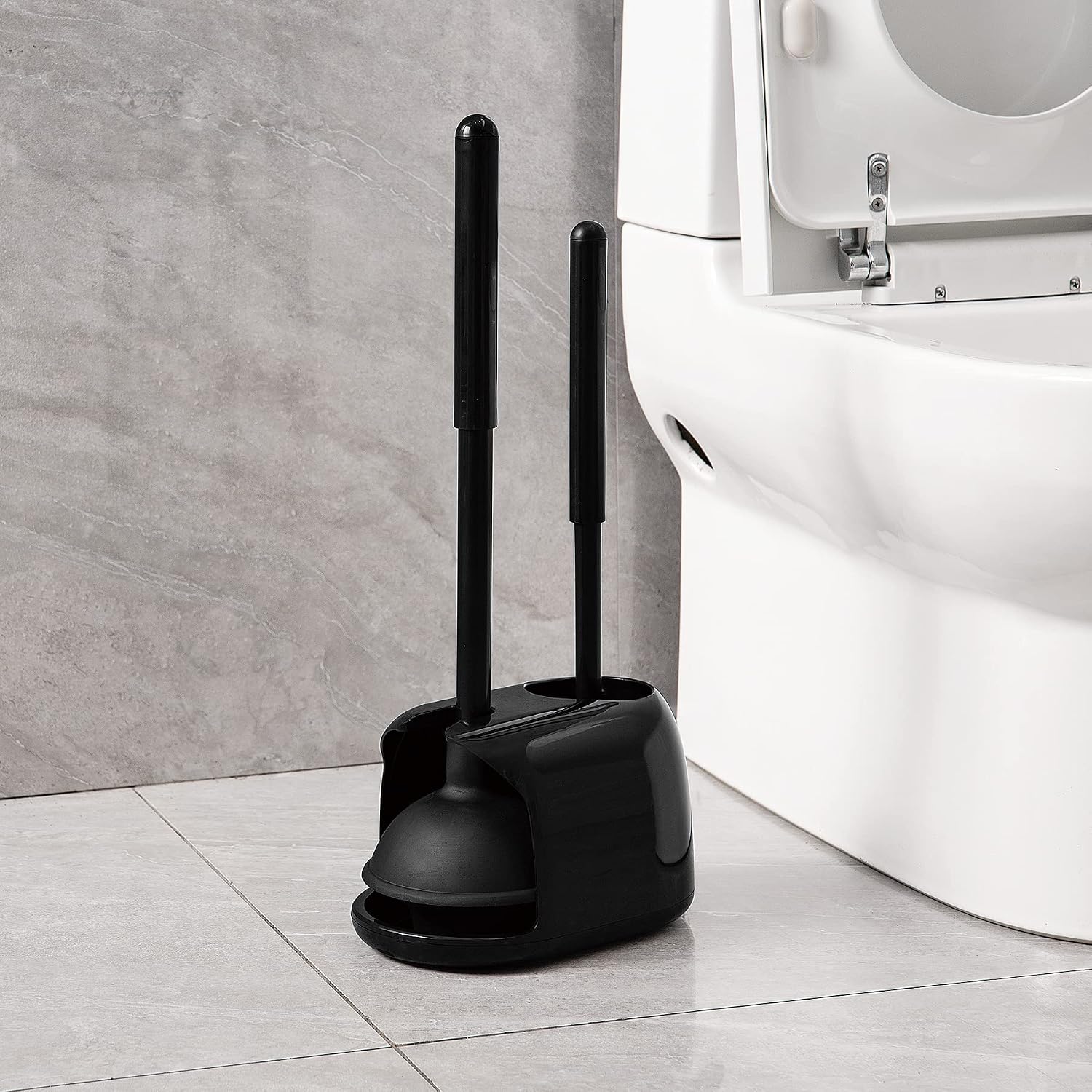 Toilet Brush Holder - Set 2 in 1 di spazzola