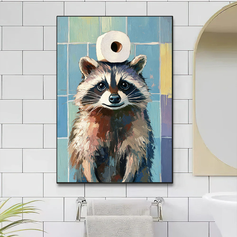 1 stampa artistica senza corni - Home Bathroom Wallpaper recensione e prezzo
