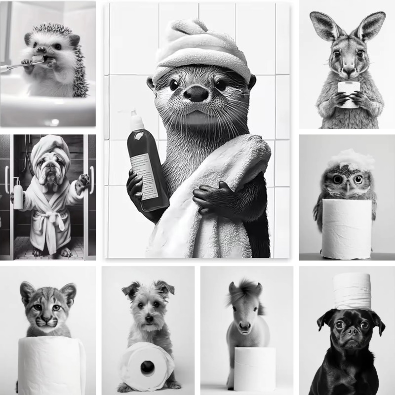 Animale Bagno Carta igienica T - Home Bathroom Wallpaper recensione e prezzo