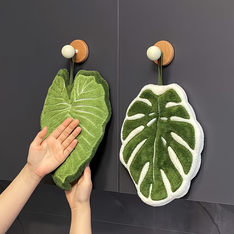Asciugamano a forma di foglia, - Home Bathroom Accessories recensione e prezzo