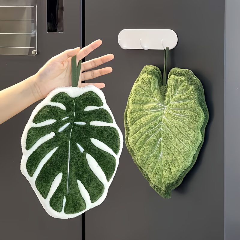 Asciugamano a forma di foglia, - Home Bathroom Accessories recensione e prezzo