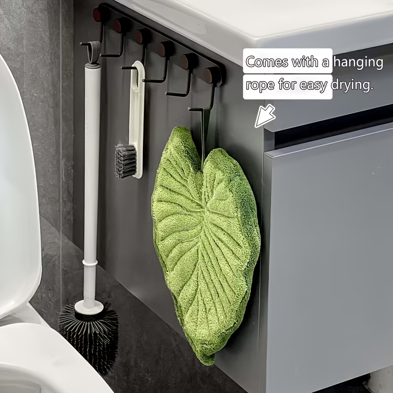 Asciugamano a forma di foglia, - Home Bathroom Accessories recensione e prezzo