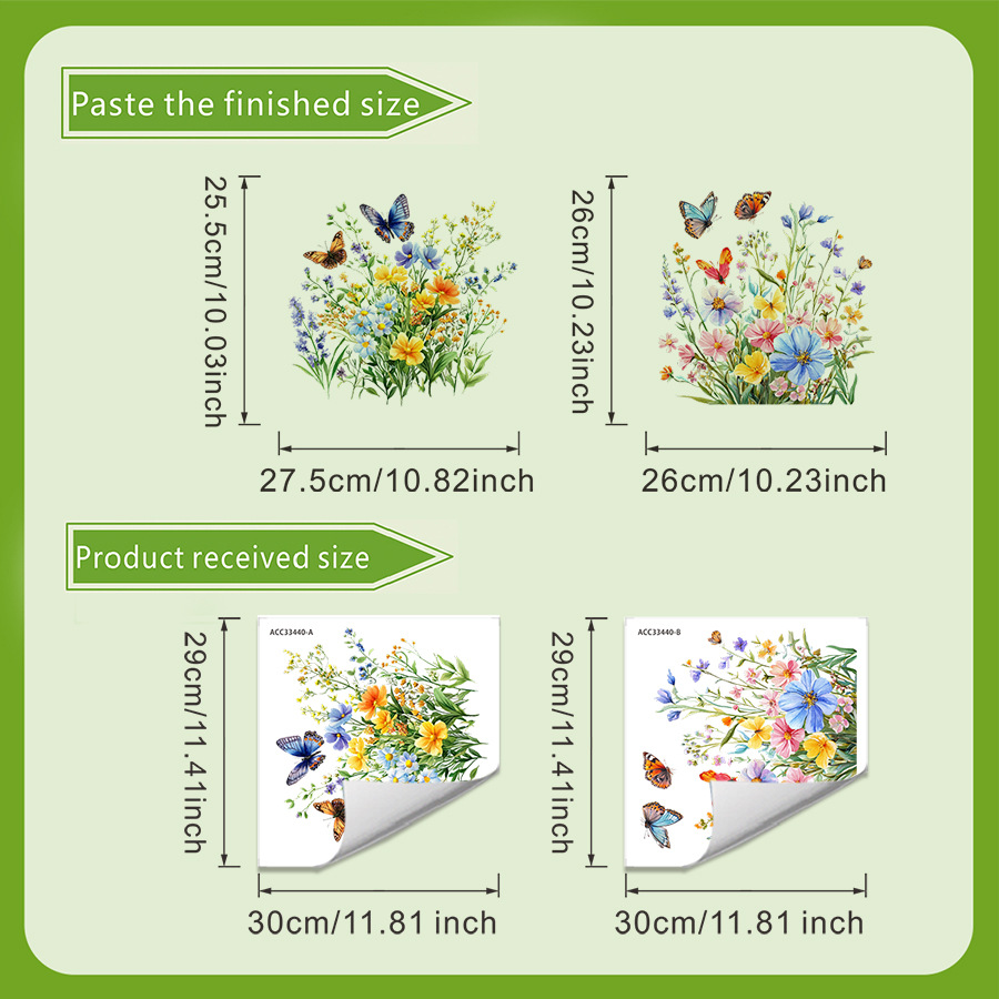 2 adesivi per WC con fiori fre - Home Bathroom Floor Tiles recensione e prezzo
