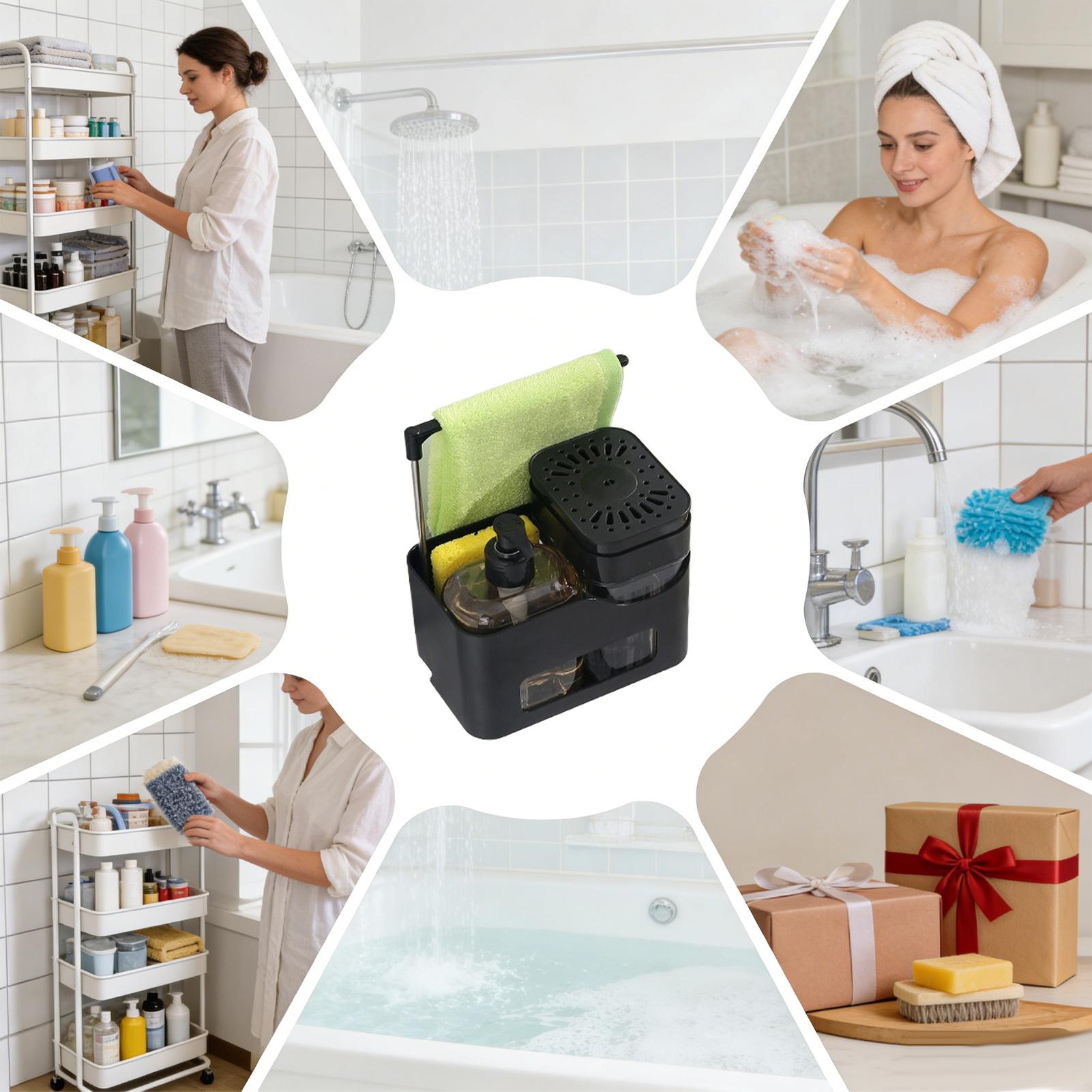 Dispenser di sapone per bagno, - Home Bathroom Towel Dispenser recensione e prezzo