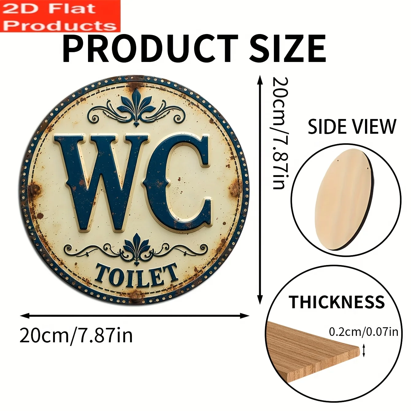 Insegna da bagno in legno stil - Home Of The Year Bathroom recensione e prezzo