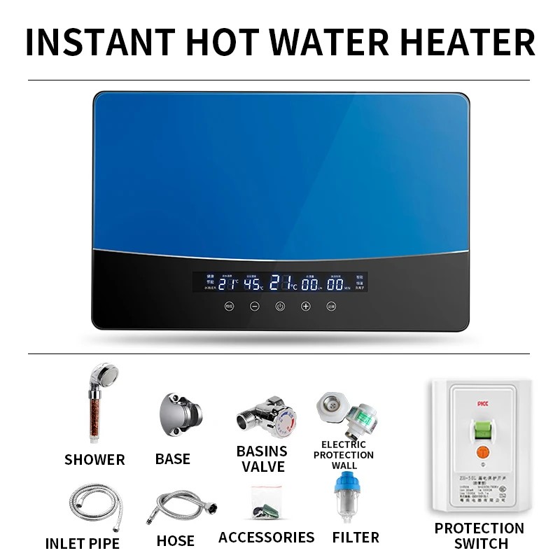 Scaldabagno elettrico intellig - Home Bathroom Water Heater recensione e prezzo