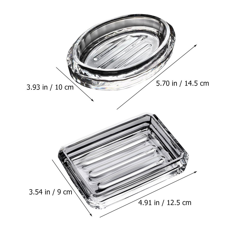 Portasapone in vetro trasparen - Home Bathroom Design Simple recensione e prezzo