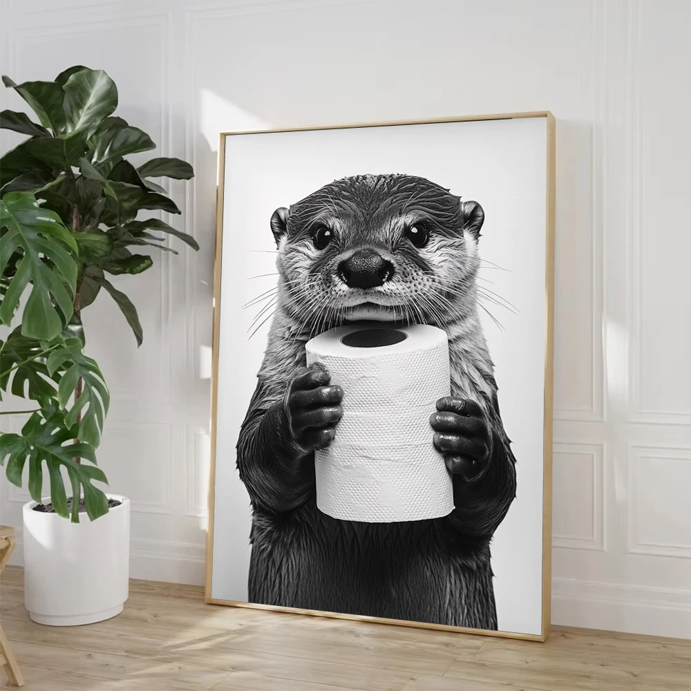 Poster su Tela con Mucca delle - Home Bathroom Wallpaper recensione e prezzo