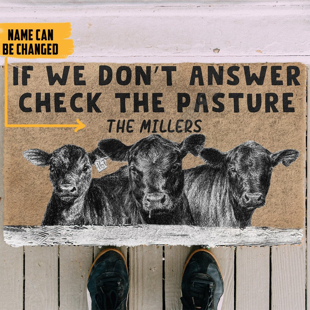 3D Check The Angus Cattle Past - Home Bathroom Name recensione e prezzo