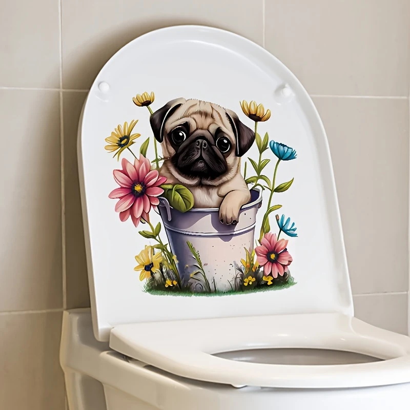 MT1244 #   Adesivo per coperch - Home Bathroom Floor Tiles recensione e prezzo