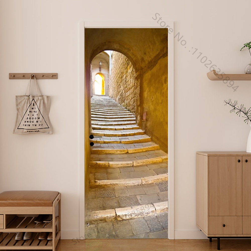 Ragazza ombra porte in legno v - Home Bathroom Wallpaper recensione e prezzo