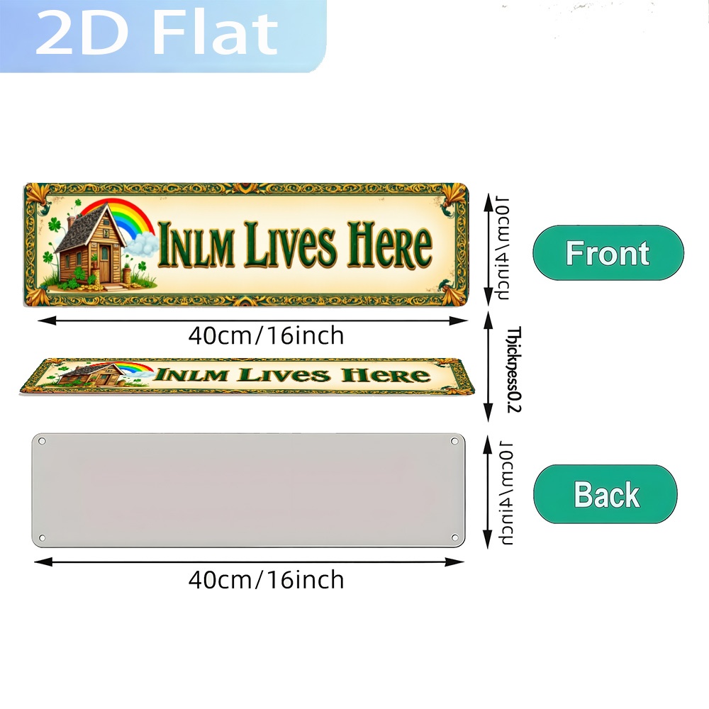 Insegna da parete 2D piatta, v - Home Bathroom Name recensione e prezzo