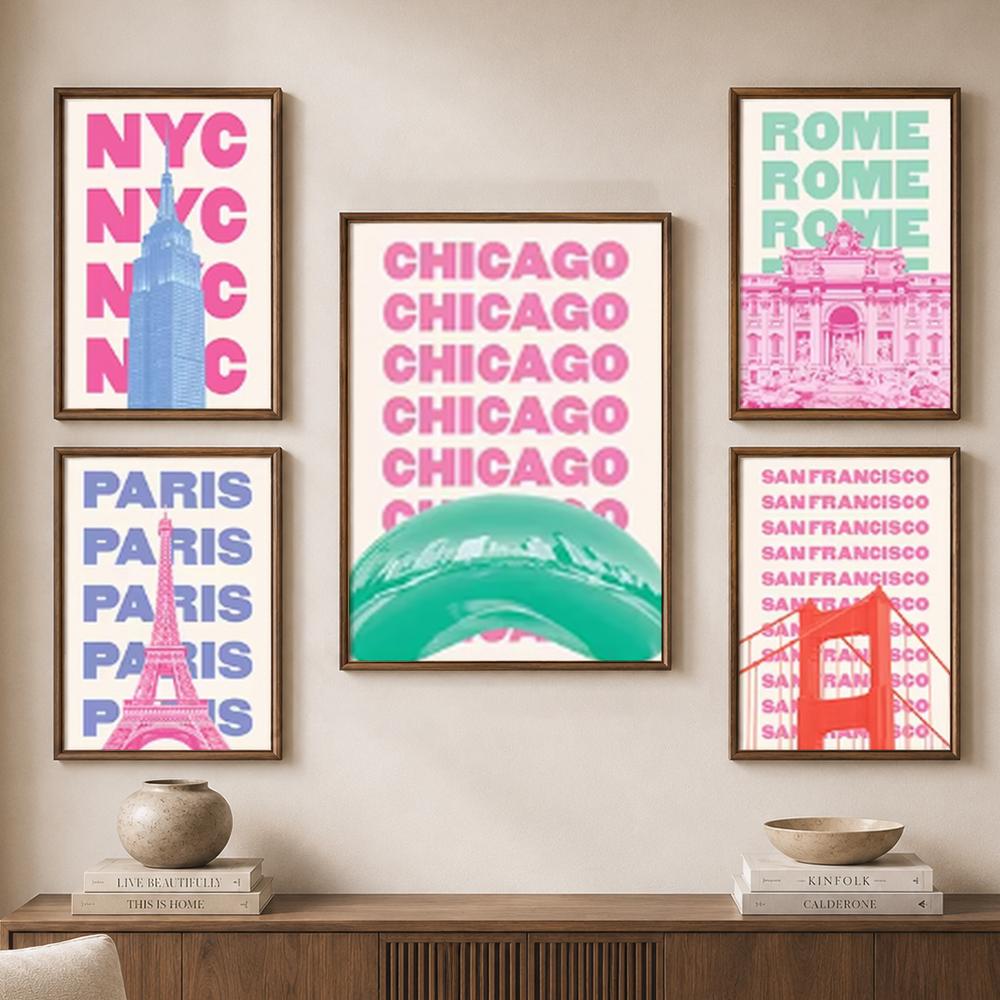 Poster di Tipografia Pop con N - Home Bathroom Name recensione e prezzo