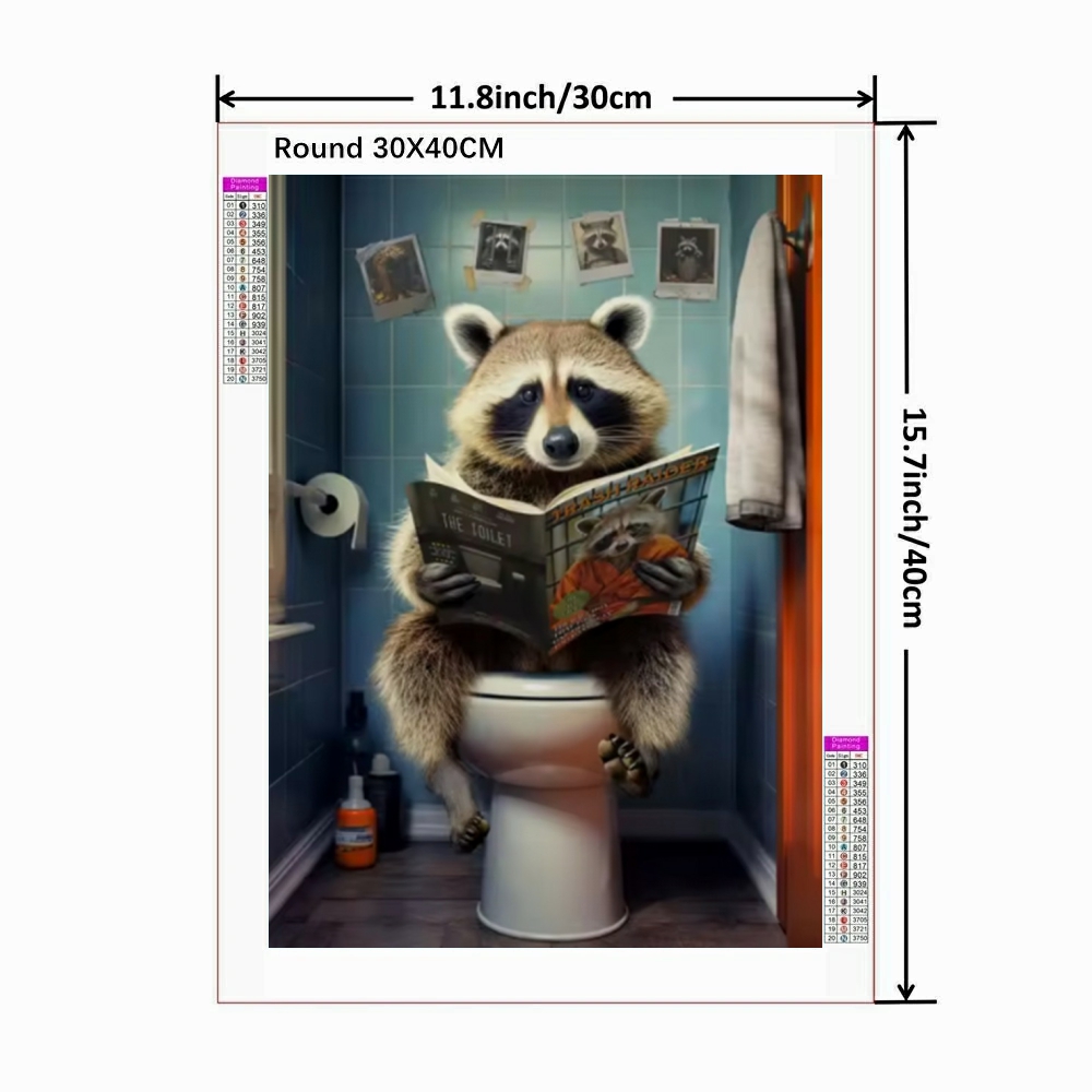 Animali Pittura Diamante Arte  - Home Bathroom Wallpaper recensione e prezzo