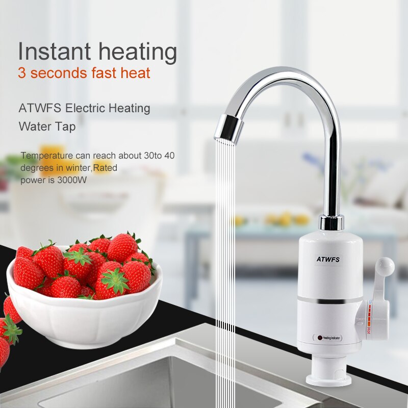 ATWFS Tankless elettrico più n - Home Bathroom Water Heater recensione e prezzo