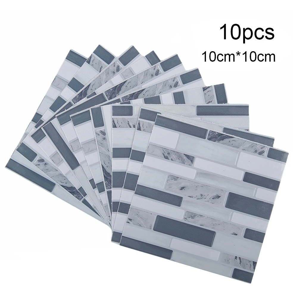 10x autoadesivo 3d-mosaico ade - Home Bathroom Tiles recensione e prezzo