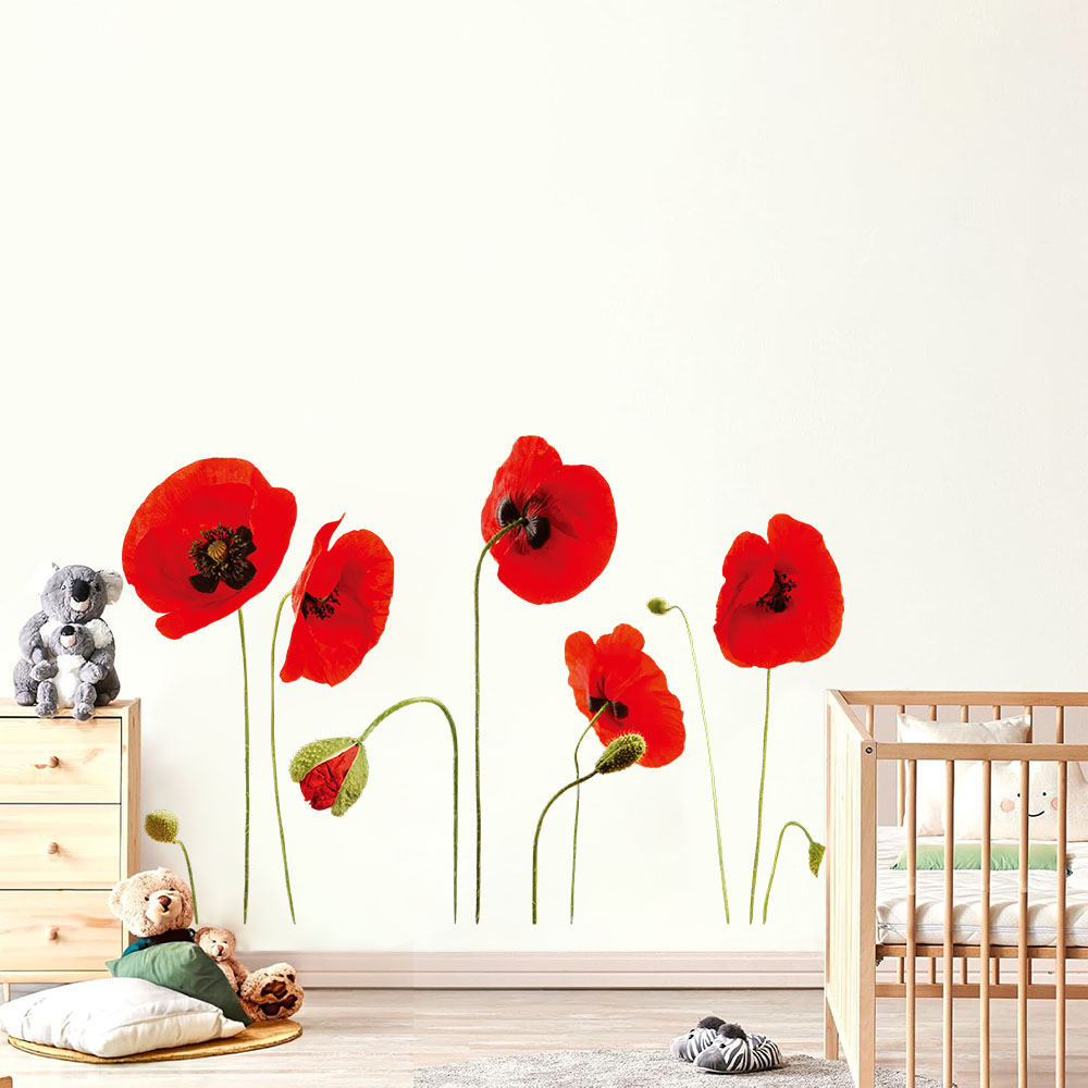 Adesivi murali piante da fiore - Home Bathroom Floor Tiles recensione e prezzo