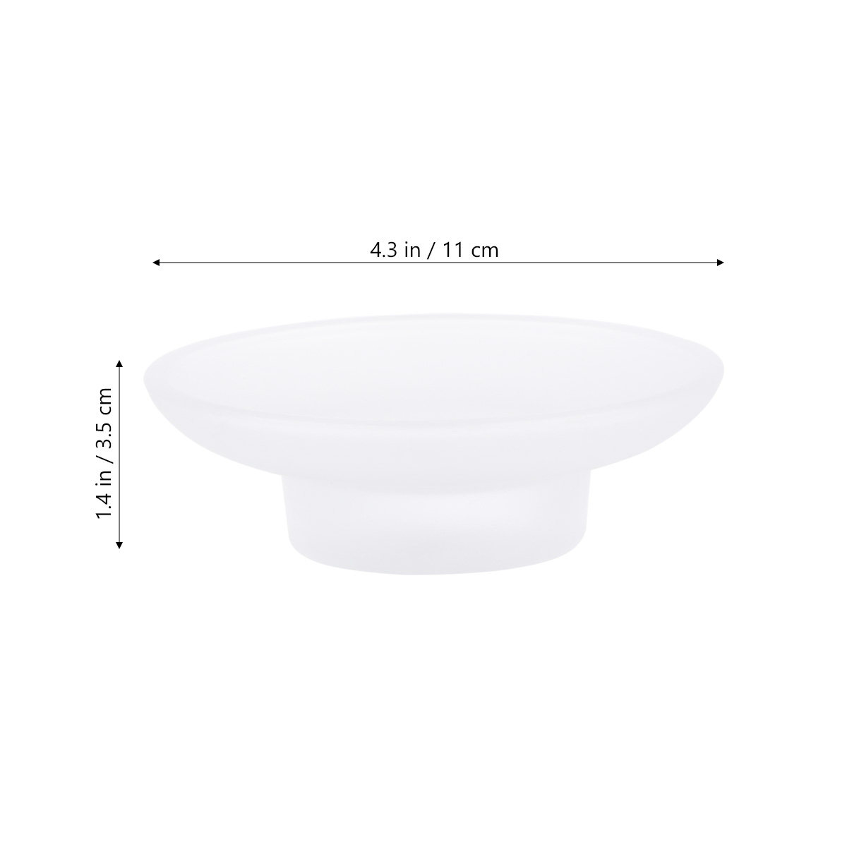 Portasapone in Vetro Semplice  - Home Bathroom Design Simple recensione e prezzo