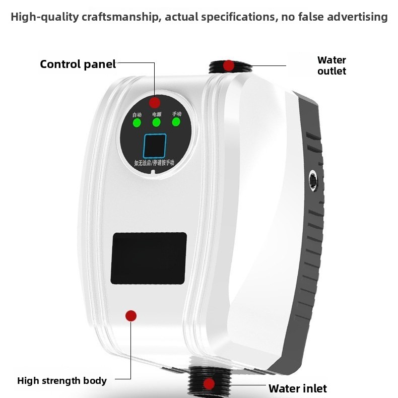 Pompa booster pressione doccia - Home Bathroom Water Heater recensione e prezzo